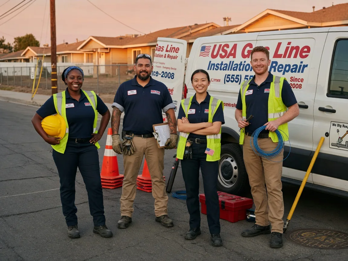 Gas Line Installation company in Ontario, CA